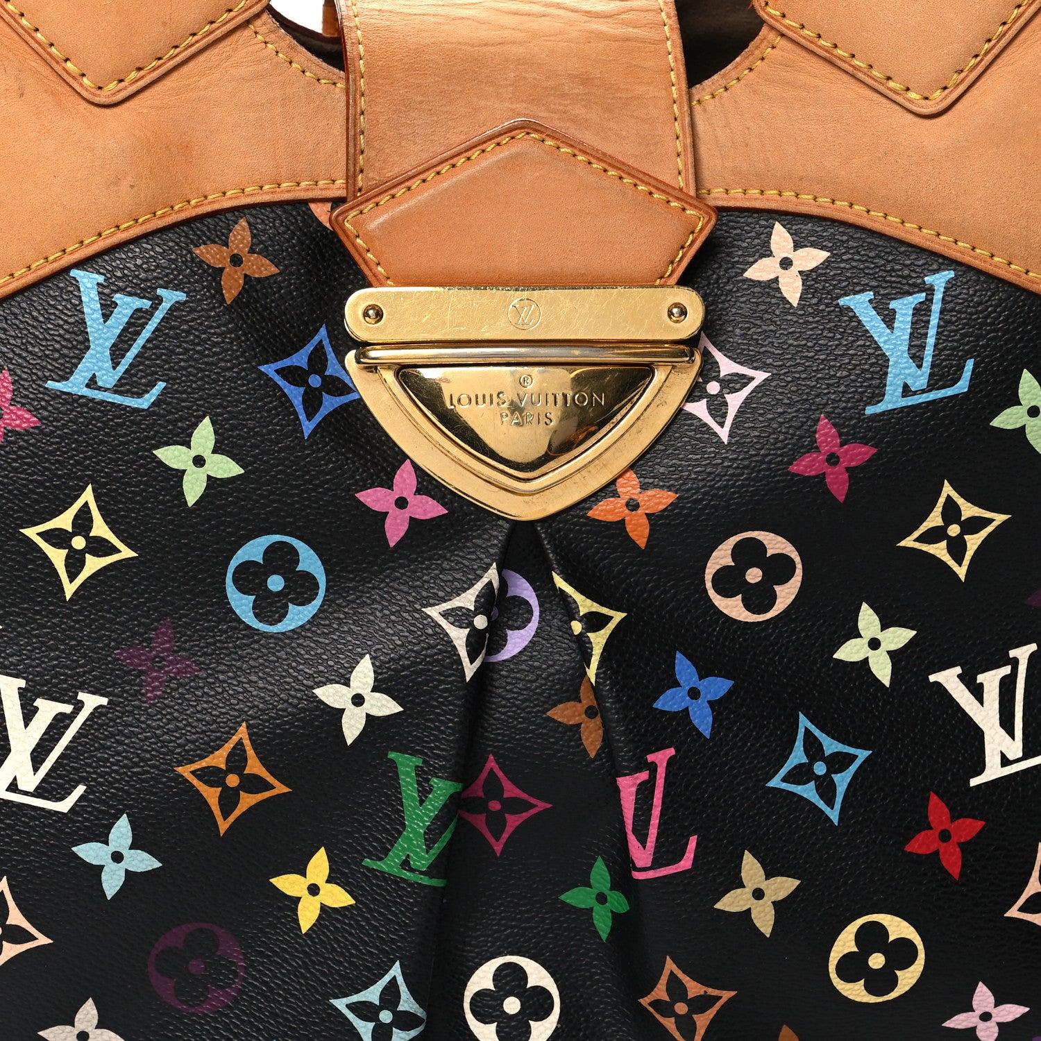 Louis Vuitton Monogram Multicolor Ursula Black 7 of 12