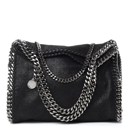 Stella McCartney Shaggy Deer Mini Falabella Fold Over Tote Black 1 of 10