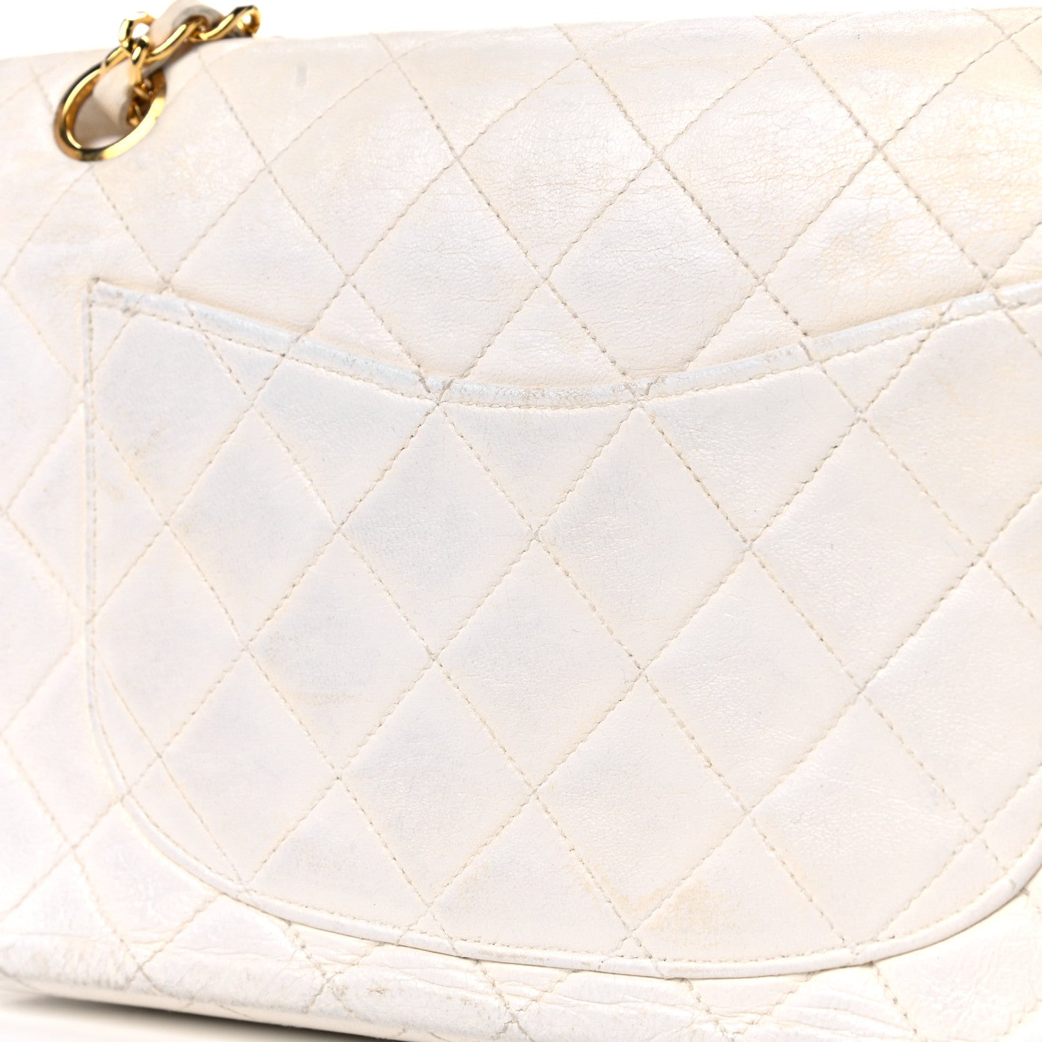 Chanel Lambskin Quilted Small Double Flap White 23 of 27