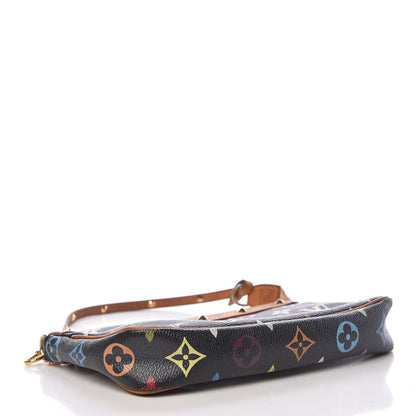 Louis Vuitton Monogram Multicolor Pochette Accessories Black 4 of 16