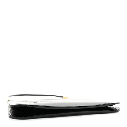 Saint Laurent Patent Calfskin Sadie Shoulder Bag Black 4 of 8