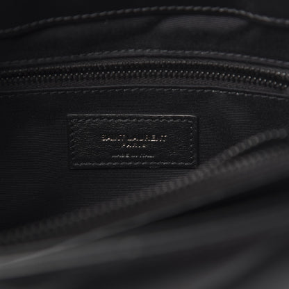 Saint Laurent Calfskin Y Quilted Monogram Medium Loulou Chain Satchel Black 6 of 10