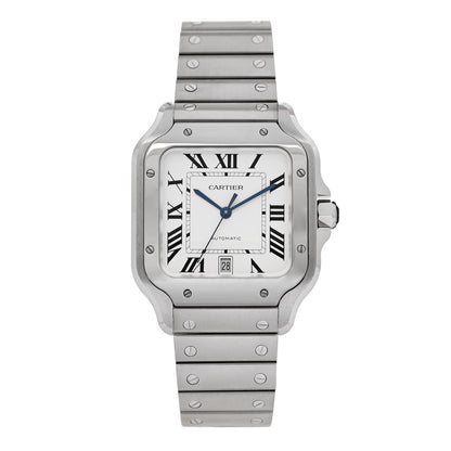 Cartier Stainless Steel 39.8mm Santos De Cartier Automatic Watch 1 of 5