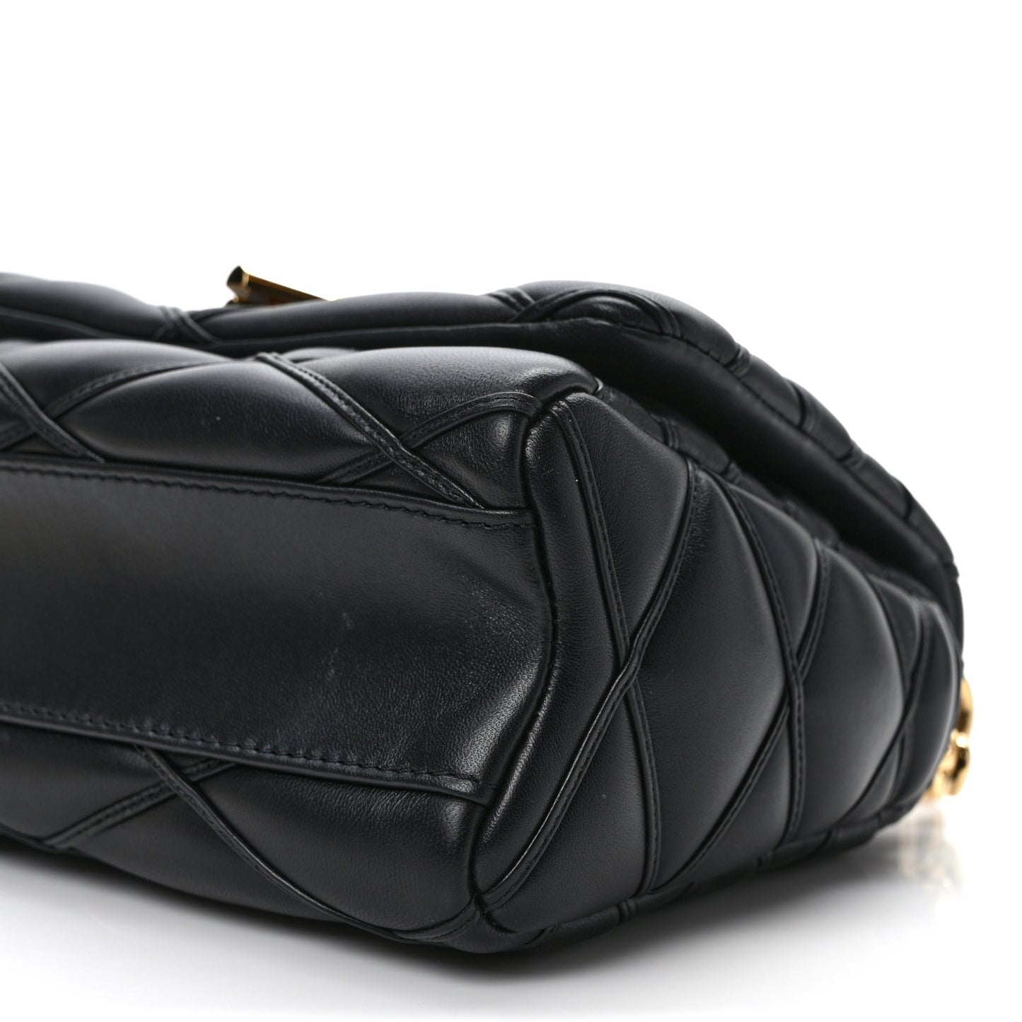 Lambskin Malletage Top Handle GO-14 MM Black