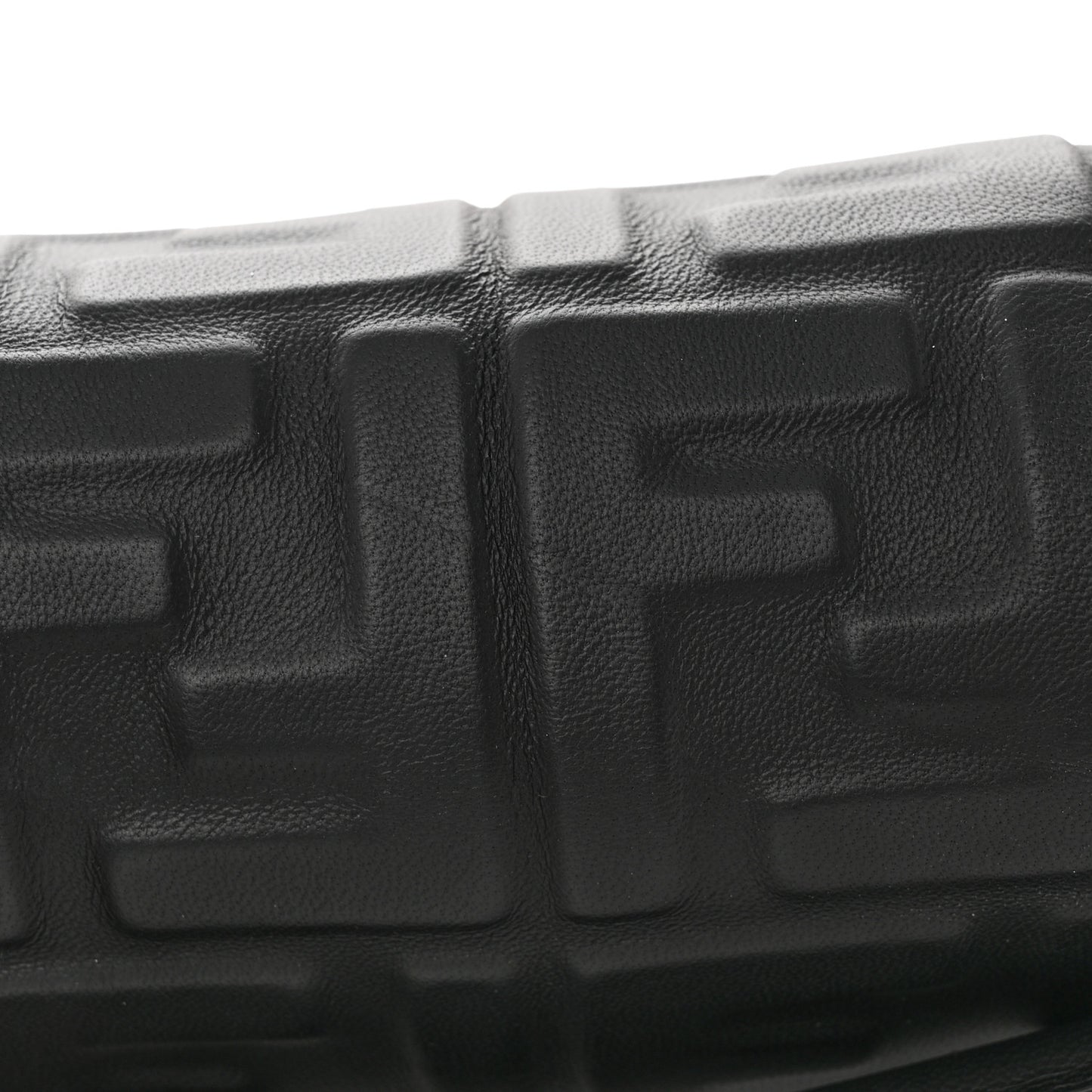 Nappa FF 1974 Embossed Baguette Black