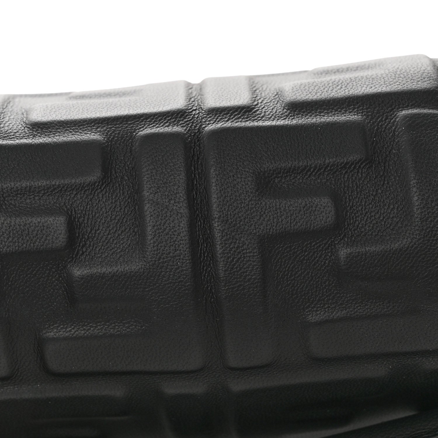 Fendi Nappa FF 1974 Embossed Baguette Black 14 of 17