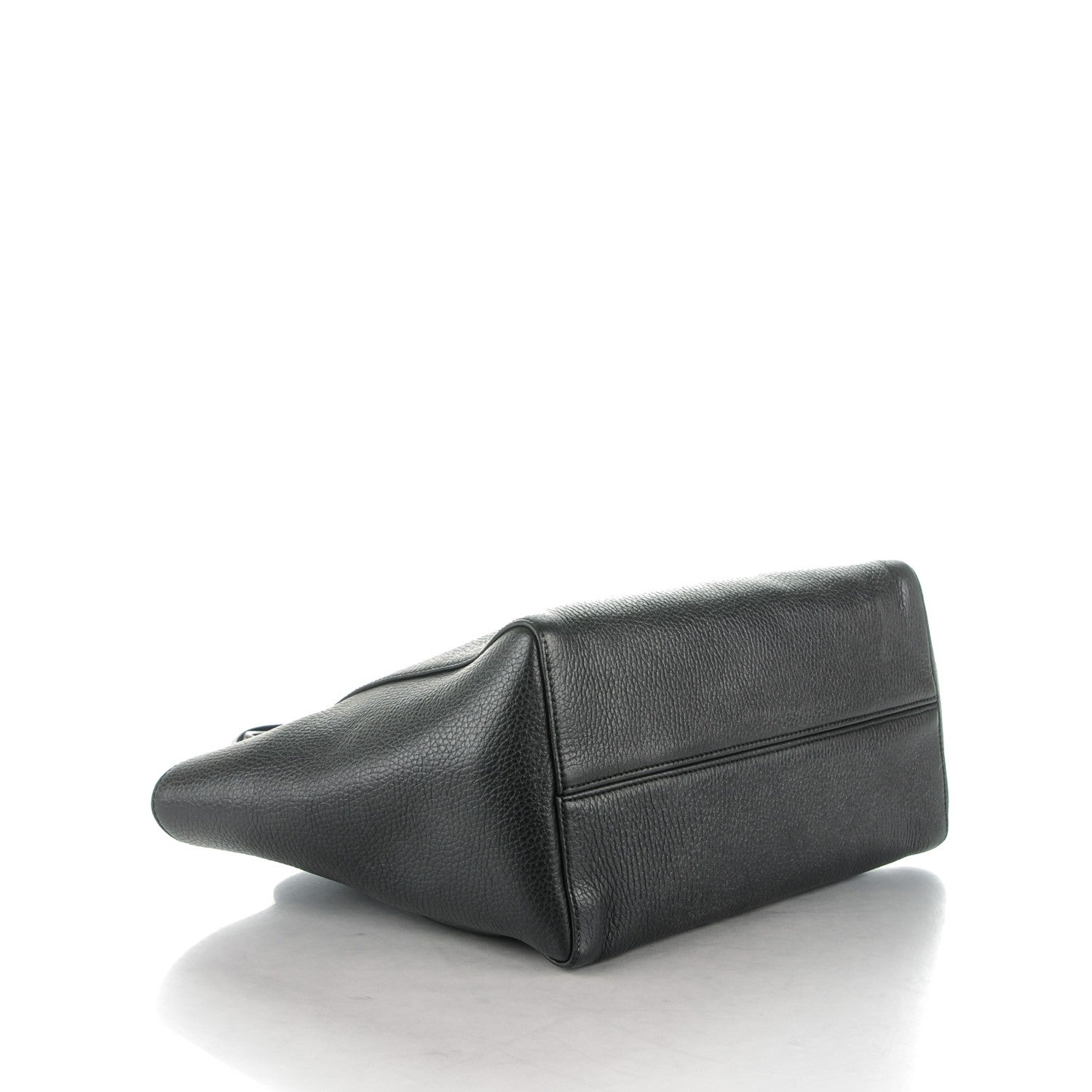 Gucci Pebbled Calfskin Small Swing Tote Black 4 of 8