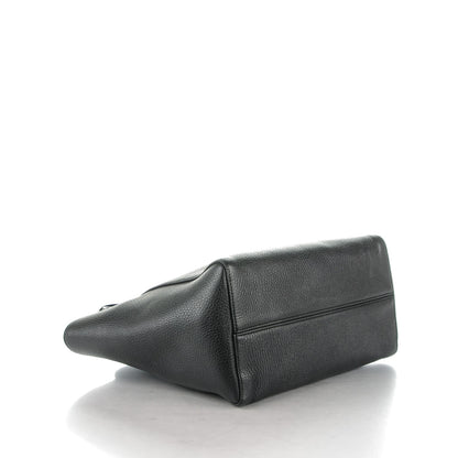 Gucci Pebbled Calfskin Small Swing Tote Black 4 of 8