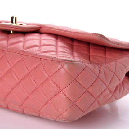 Chanel Lambskin Quilted Valentine Charms Medium Single Flap Pink 7 of 14