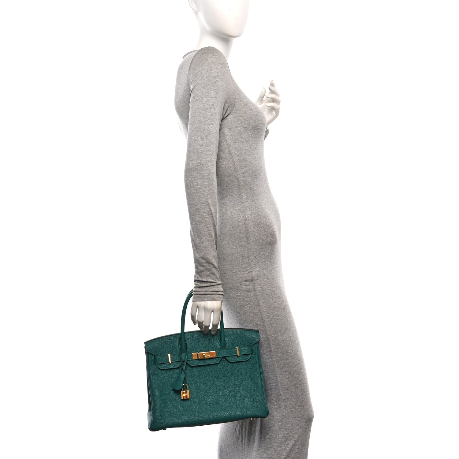 Hermes Togo Birkin 30 Malachite 2 of 11