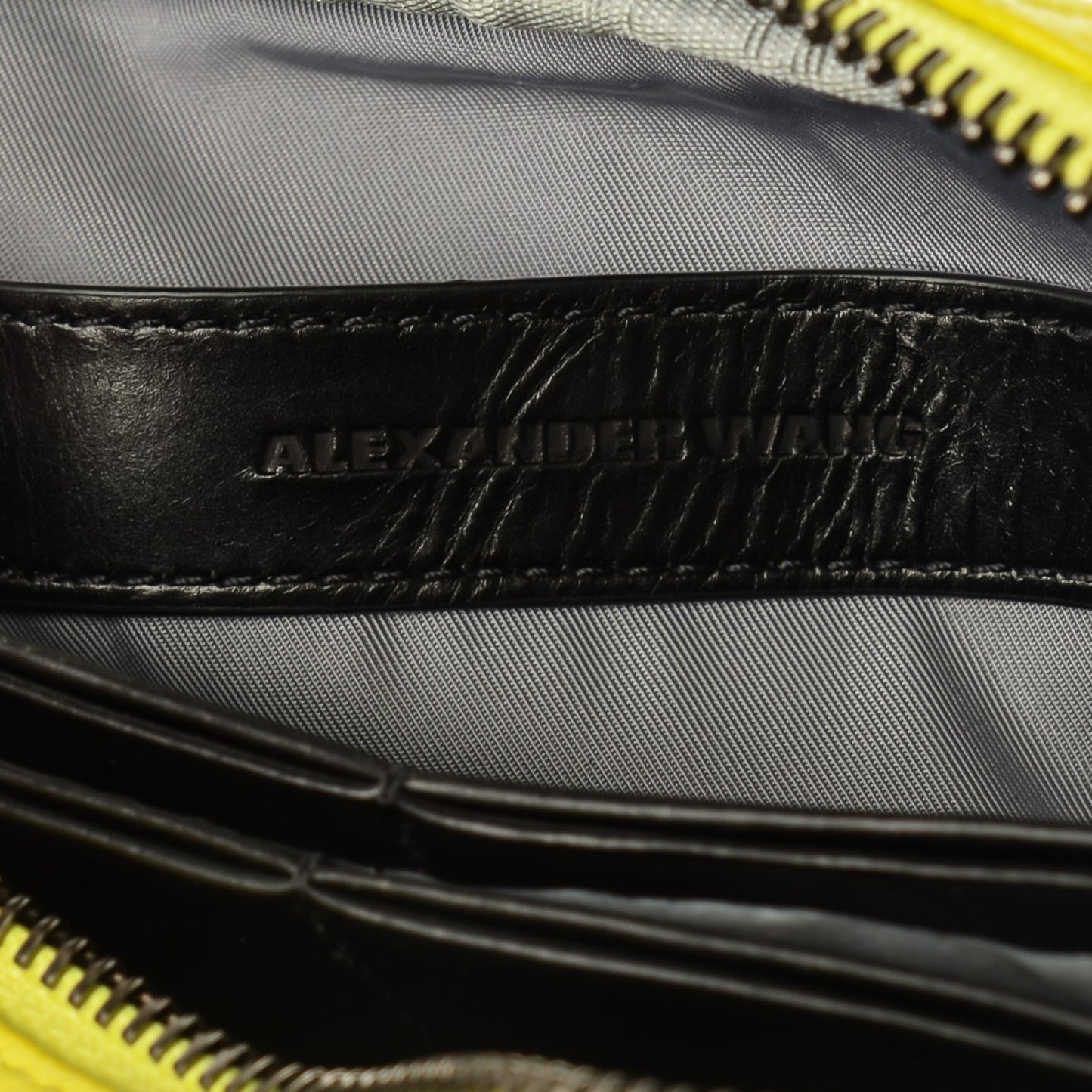 Pebbled Lambskin Large Fumo Wallet Acid