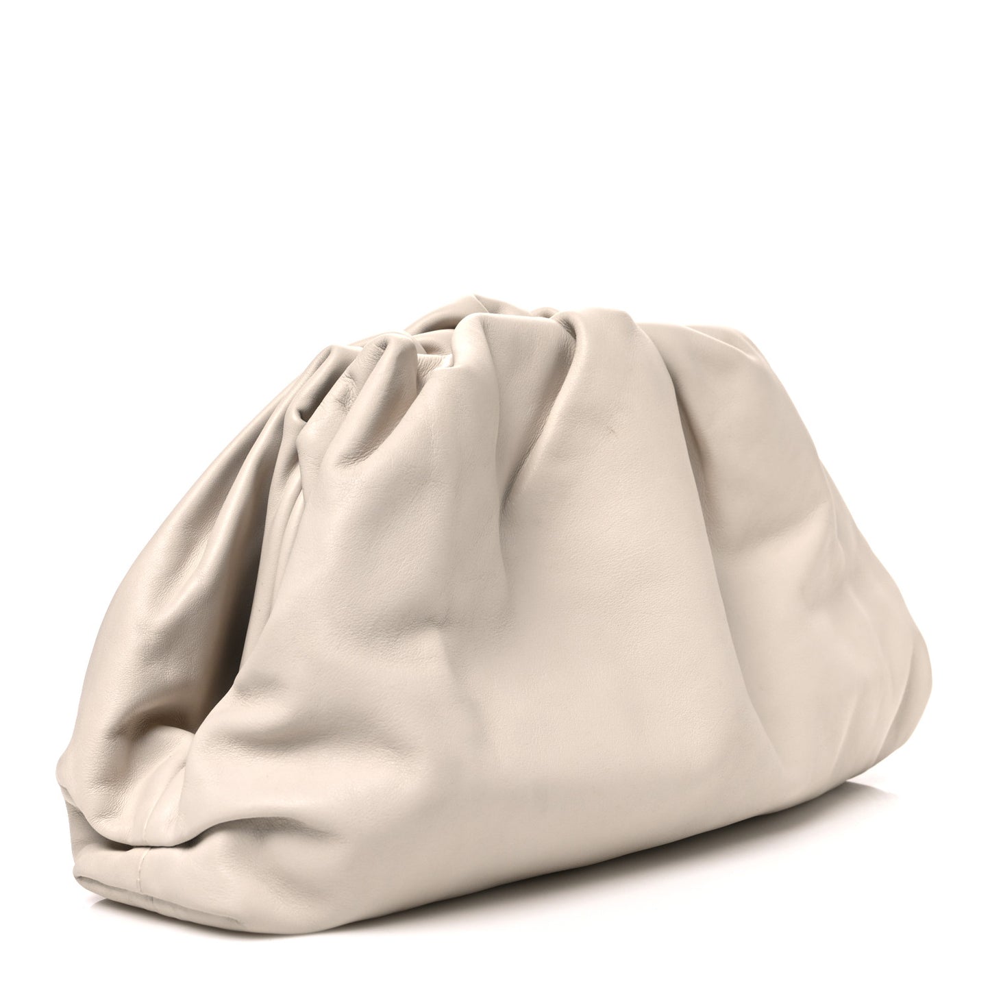 Smooth Butter Calf The Pouch Oversized Clutch Plaster