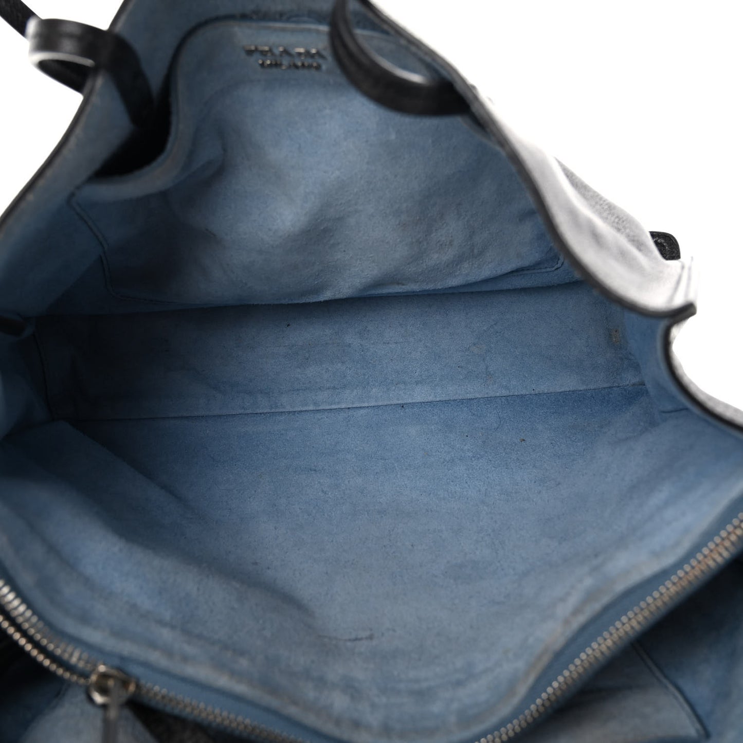 Glace Calfskin Etiquette Shopping Bag Black Astrale