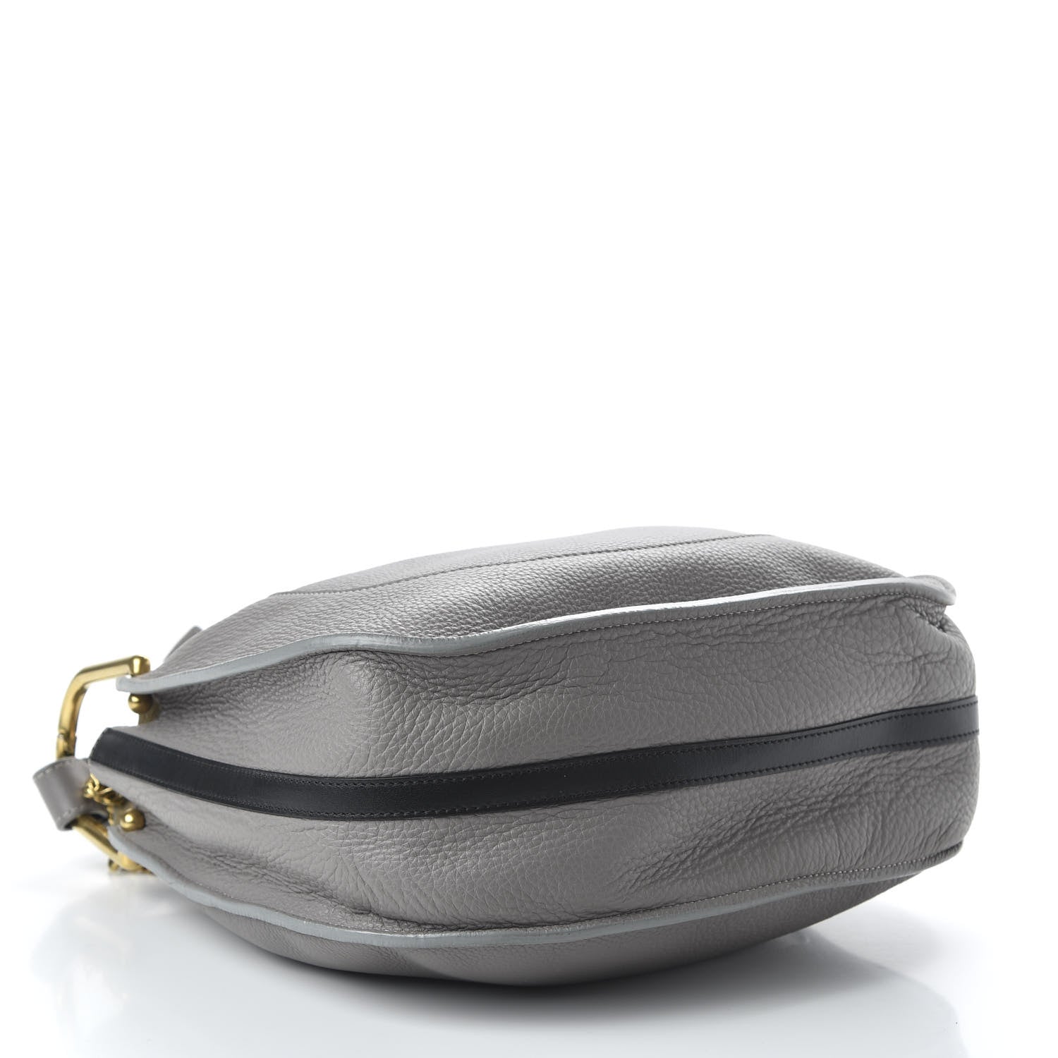 Chloe Grained Calfskin Small Hayley Hobo Cashmere Grey 4 of 9