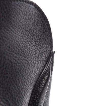 Alexander McQueen Pebbled Calfskin Large Skull Padlock Zip Around Tote Black 13 of 13