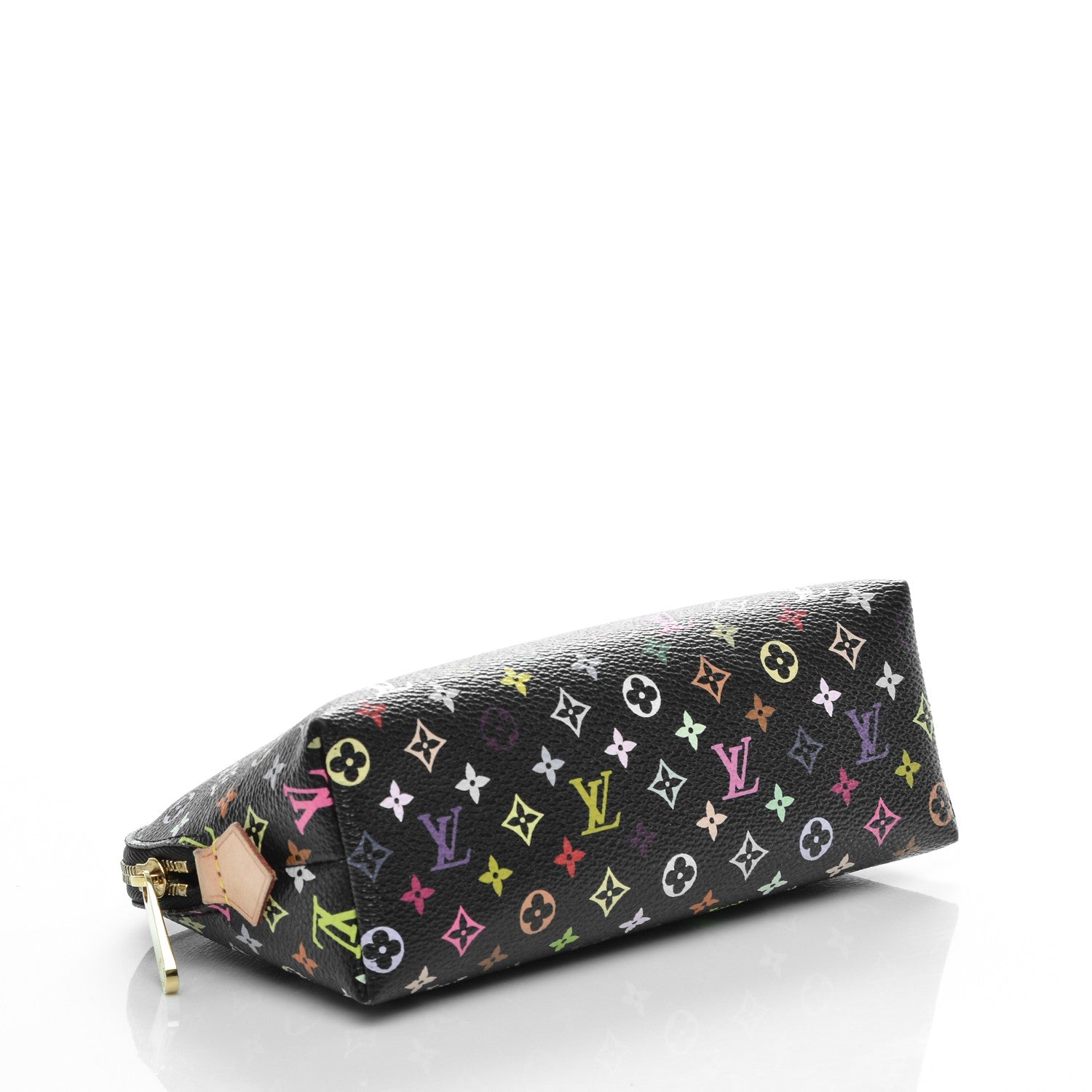 Louis Vuitton Monogram Multicolor Cosmetic Pouch Black Grenade 4 of 7