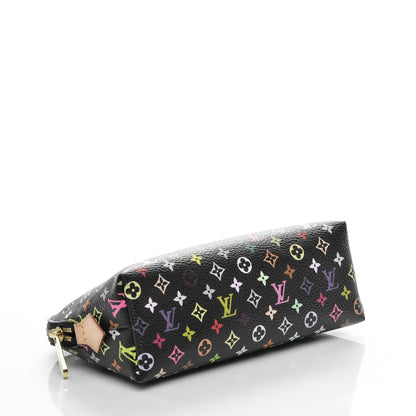 Louis Vuitton Monogram Multicolor Cosmetic Pouch Black Grenade 4 of 7