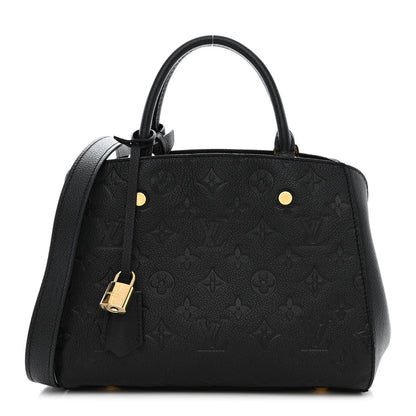 Louis Vuitton Empreinte Montaigne BB Black 1 of 10