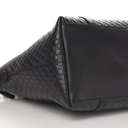 Gucci Soft Microguccissima Dome Satchel Black 8 of 11