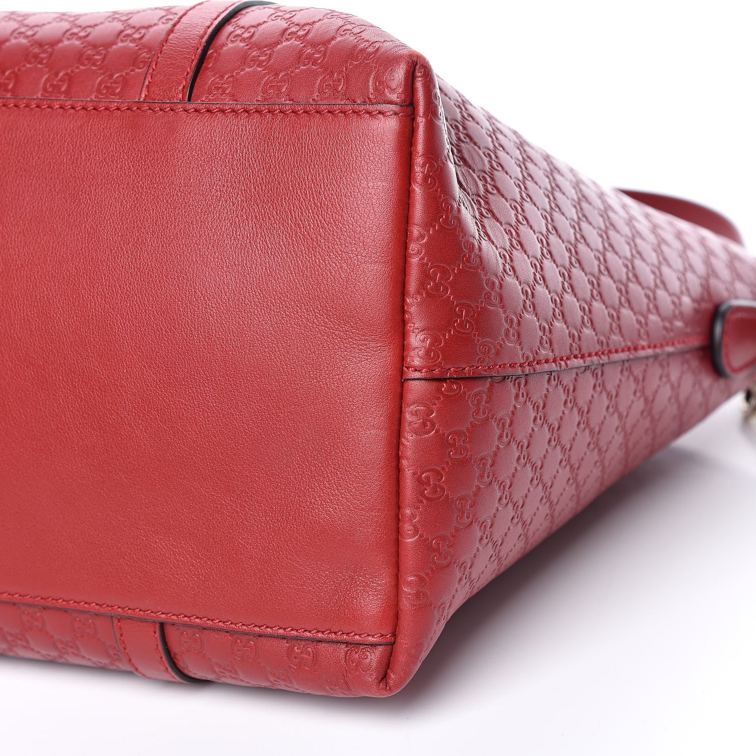 Gucci Soft Microguccissima Dome Satchel Red 9 of 10