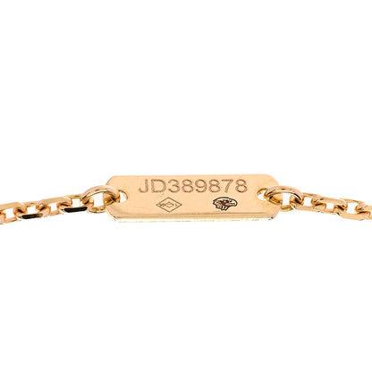 Van Cleef & Arpels 18K Yellow Gold Black Onyx Vintage Alhambra Pendant Necklace 5 of 6