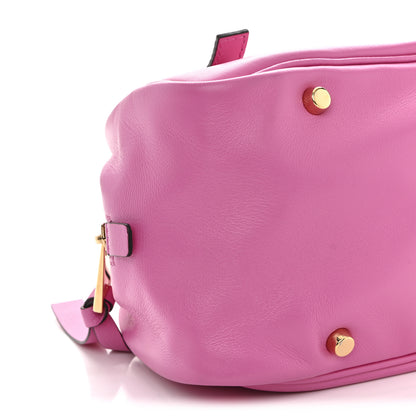 Versace Nappa Tag Bowling Bag Dragon Fruit 9 of 10