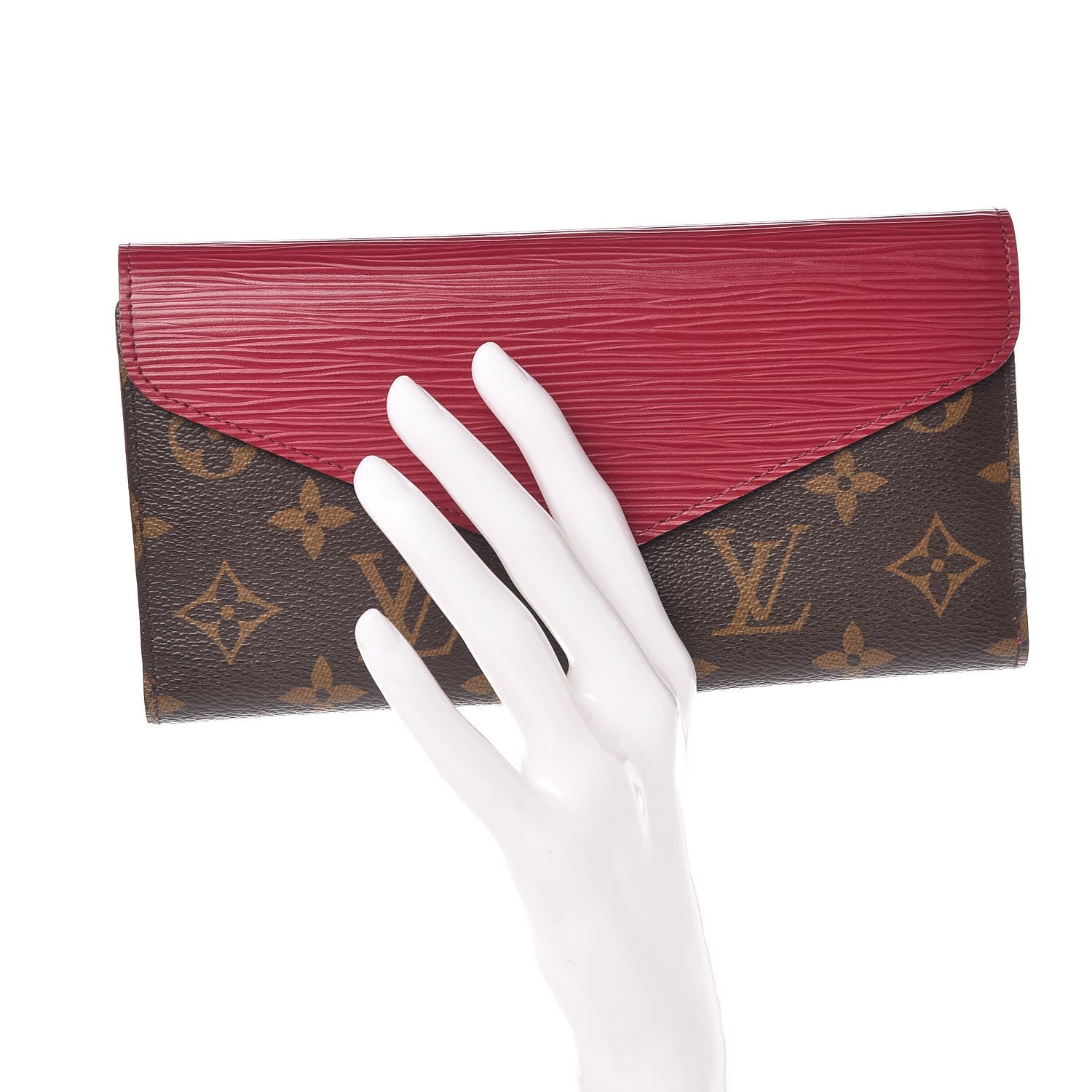 Louis Vuitton Monogram Epi Marie-Lou Long Wallet Fuchsia 2 of 7