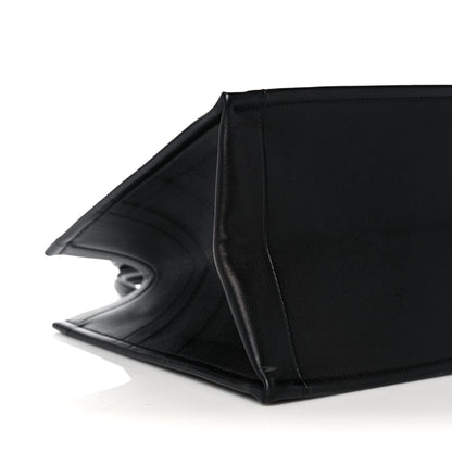 Christian Dior Calfskin Embossed Medium Book Tote Black 9 of 11