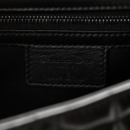 Christian Dior Calfskin Macrocannage Large Caro Bag Black 6 of 10