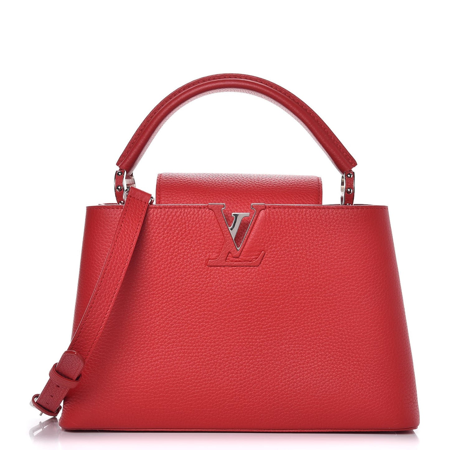 Taurillon Capucines PM Rubis