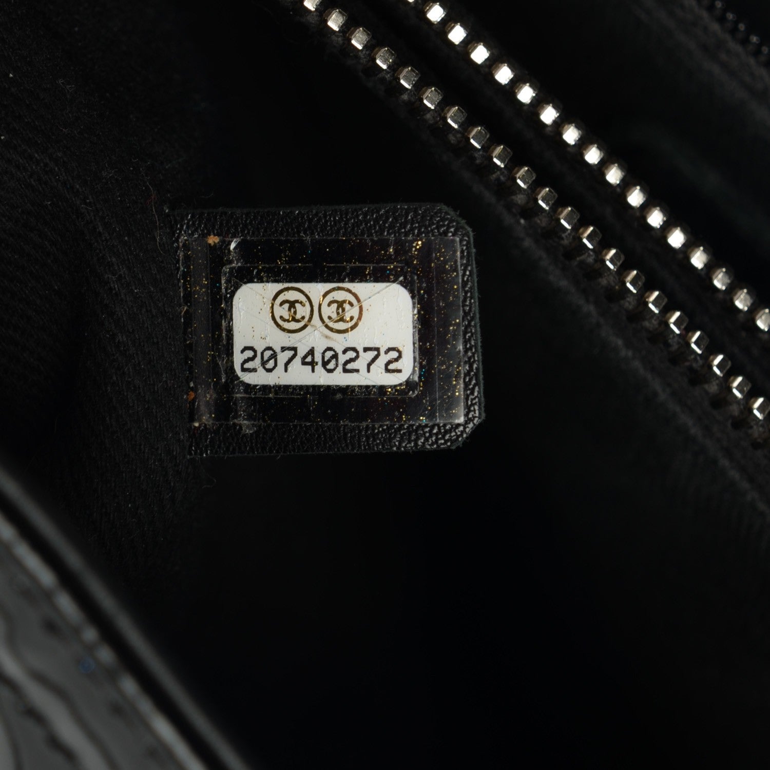 Chanel Patent Quilted Coco Shine Large Accordion Flap Black 9 of 9