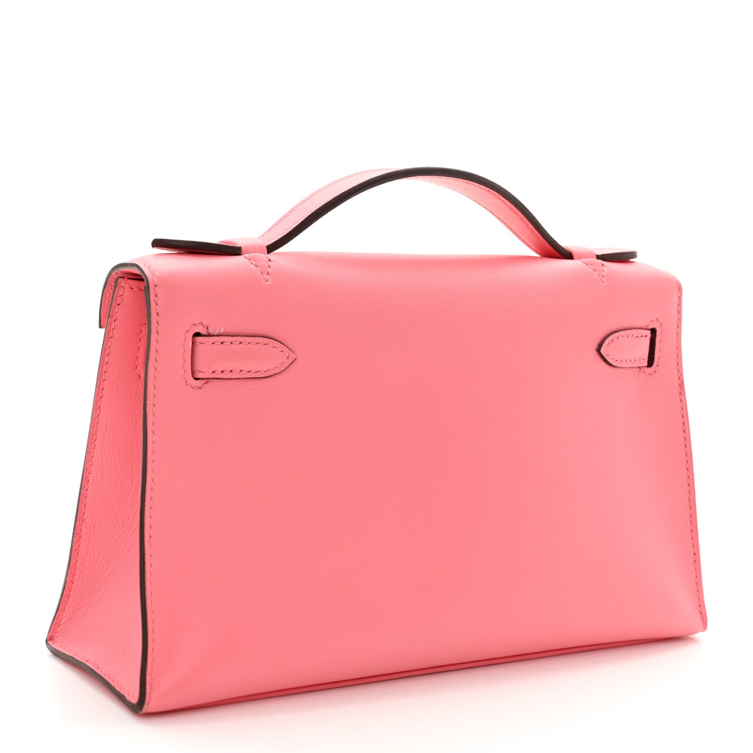 Hermes Swift Kelly Pochette Clutch Rose Azalee 3 of 14