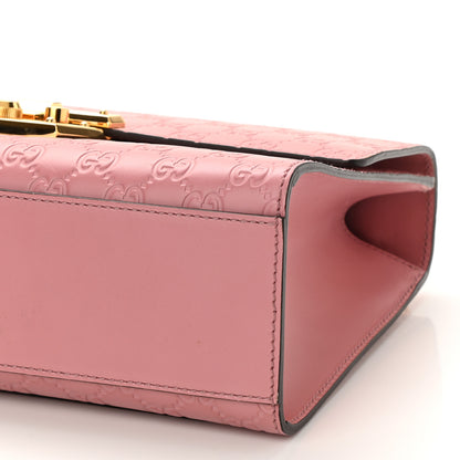Gucci Guccissima Signature Medium Padlock Shoulder Bag Rose Baby Candy 10 of 10