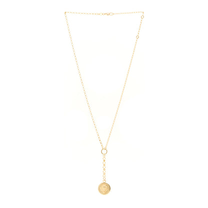 Foundrae 18K Yellow Gold Diamond Small Strength Mixed Belcher Chain Necklace 3 of 5