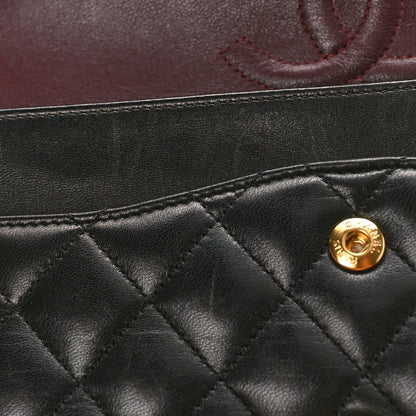 Chanel Lambskin Quilted Medium Double Flap Black 10 of 13
