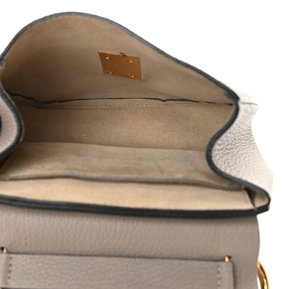 Chloe Grained Lambskin Mini Drew Shoulder Bag Motty Grey 5 of 15