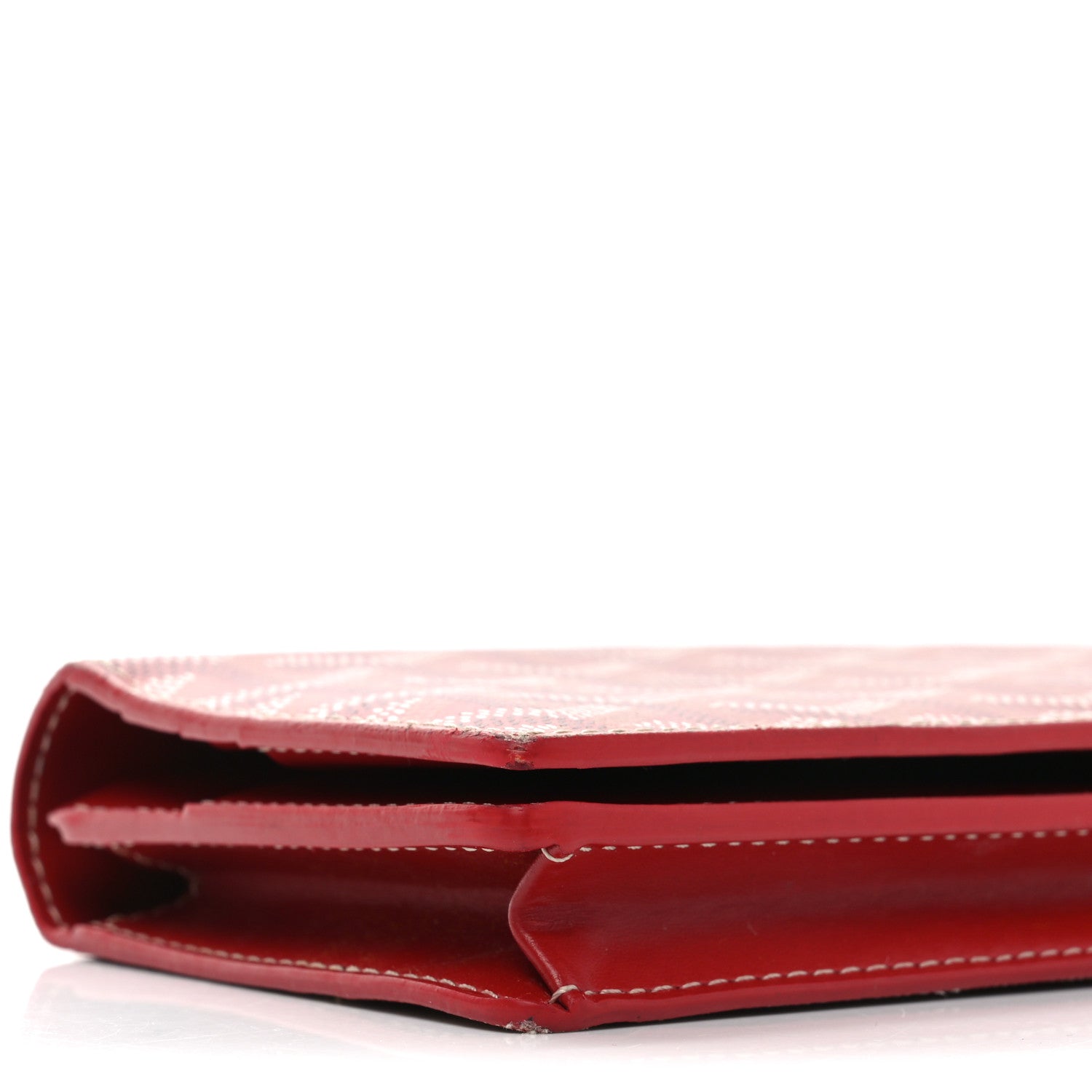 Goyard Goyardine Richelieu Wallet Red 7 of 9
