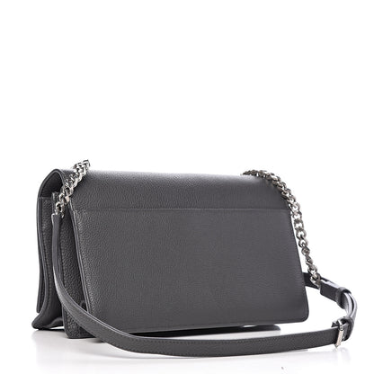 Saint Laurent Grained Calfskin Embossed Monogram Medium Sunset Storm 3 of 12