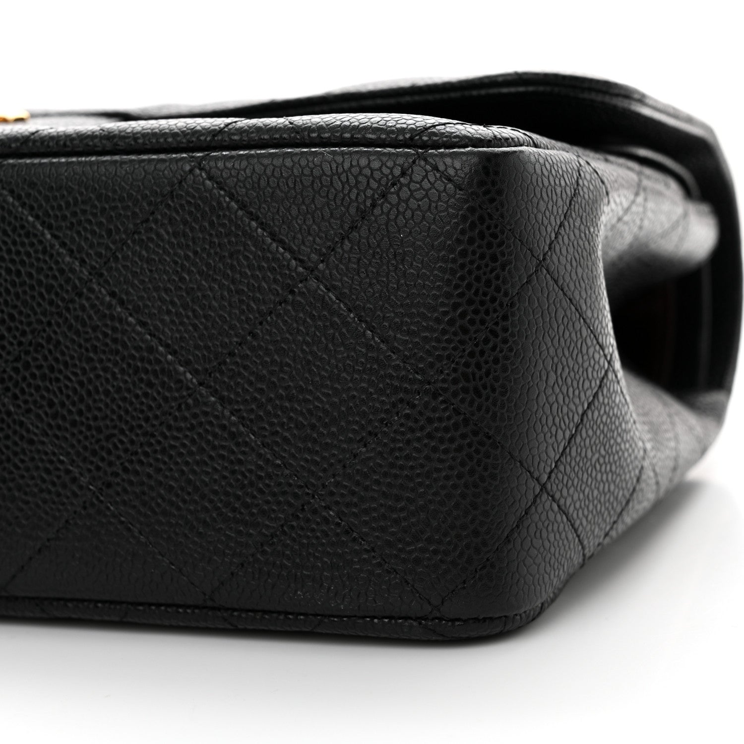 Chanel Caviar Quilted Jumbo Double Flap Black 10 of 12
