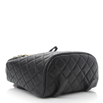Chanel Lambskin Quilted Mini Urban Spirit Backpack Black 4 of 12