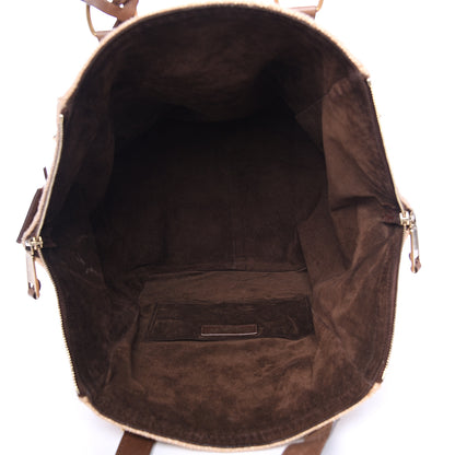 Saint Laurent Straw Raffia Medium Downtown Tote Beige 4 of 15