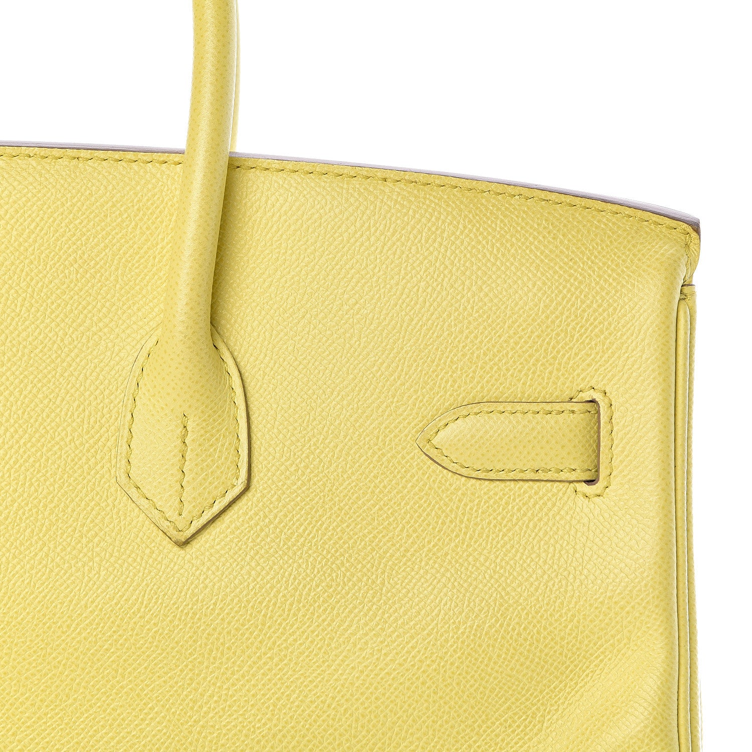 Hermes Epsom Birkin 35 Lime 21 of 38