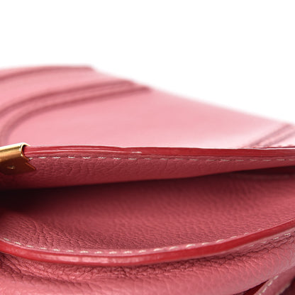 Chloe Calfskin Mini Marcie Round Crossbody Bag Magnolia 12 of 12
