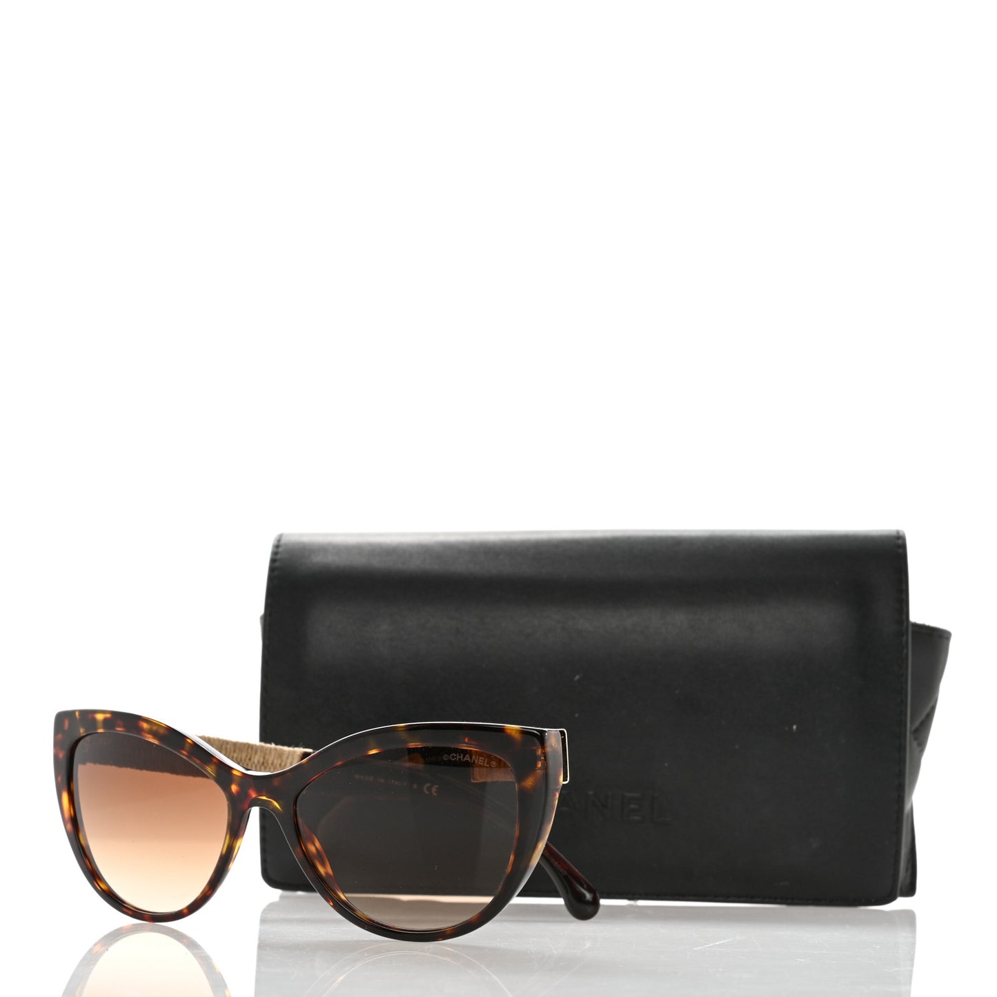 Acetate Rope Cat Eye Sunglasses 5409 Tortoise