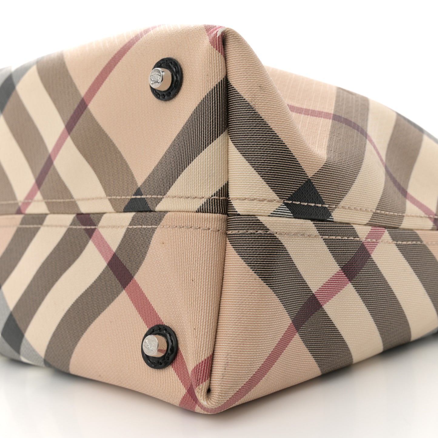 Nova Check Large Nickie Tote Black