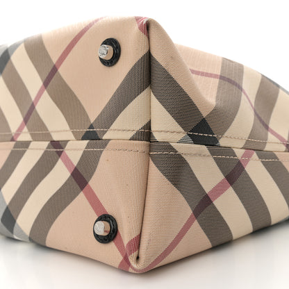 Burberry Nova Check Large Nickie Tote Black 10 of 15