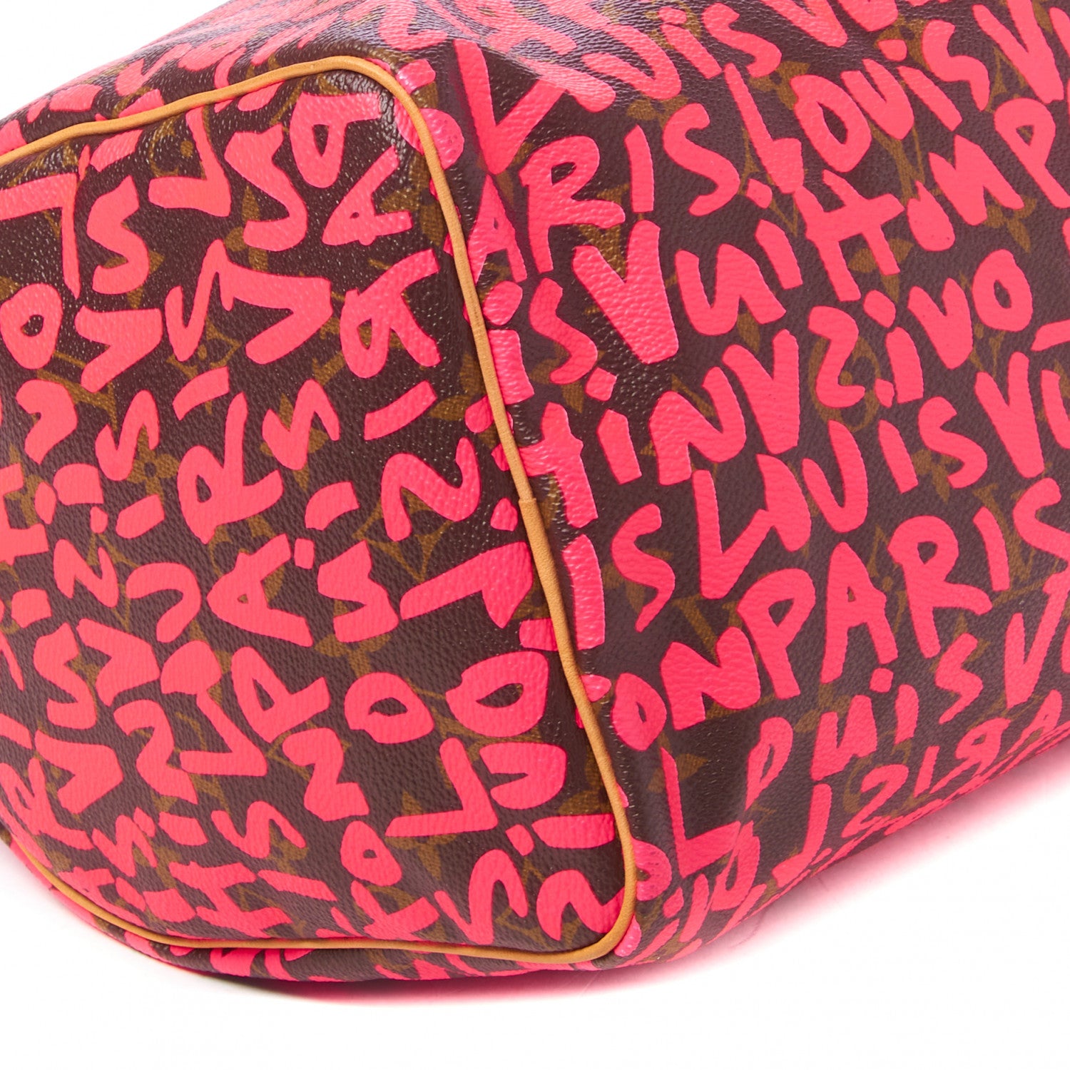 Louis Vuitton Monogram Graffiti Speedy 30 Fuchsia 6 of 8