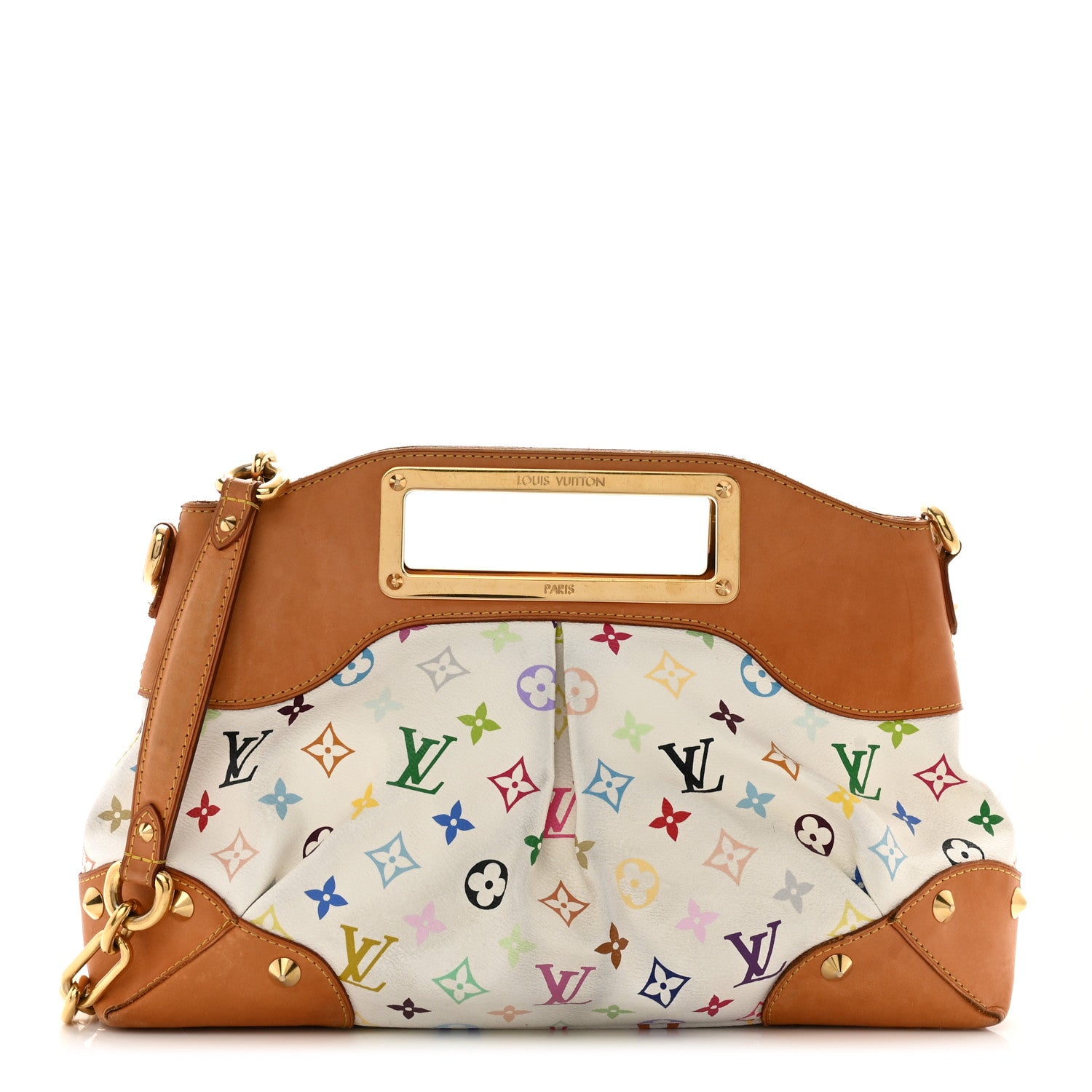 Louis Vuitton Monogram Multicolor Judy MM White 1 of 11
