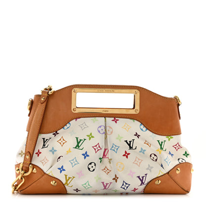 Louis Vuitton Monogram Multicolor Judy MM White 1 of 11