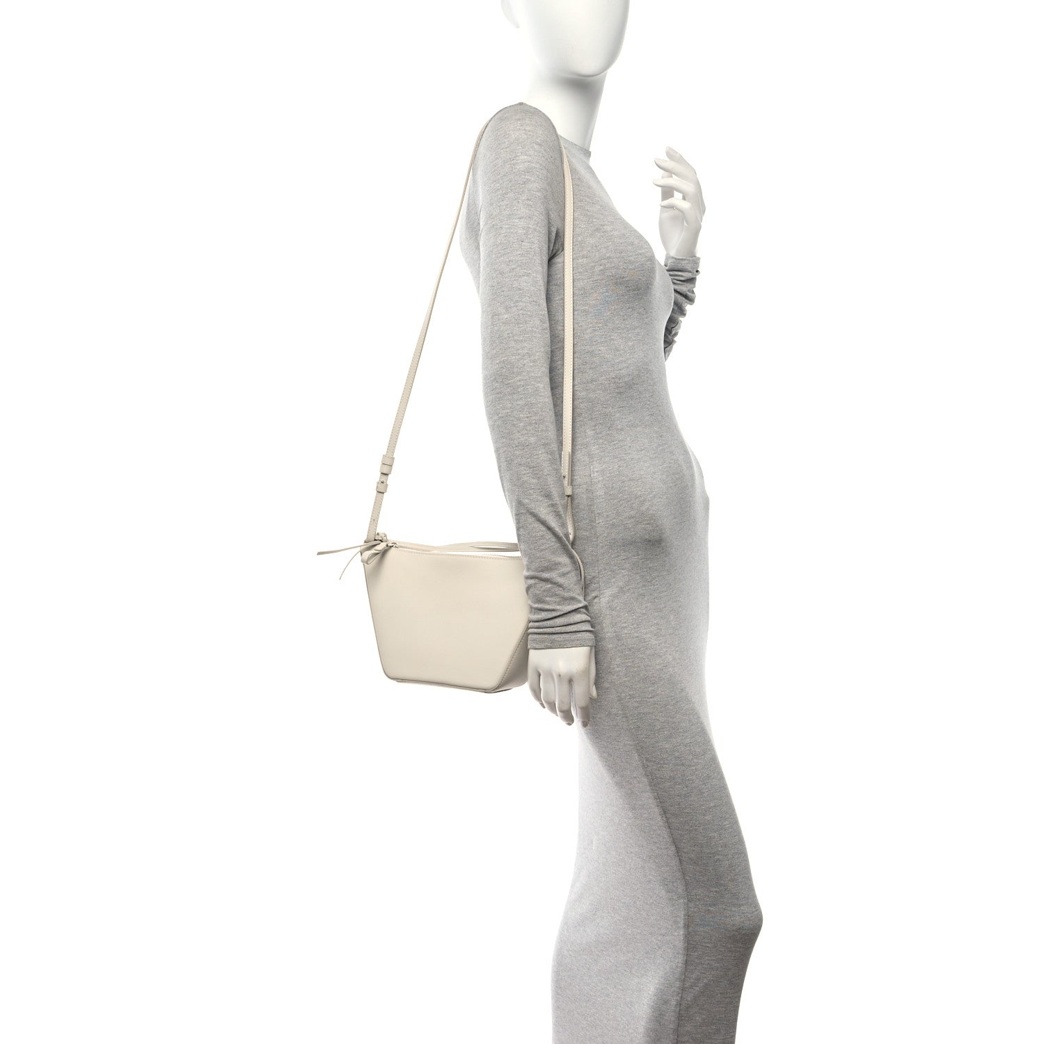 Loewe Calfskin Mini Hammock Hobo Soft White 2 of 12